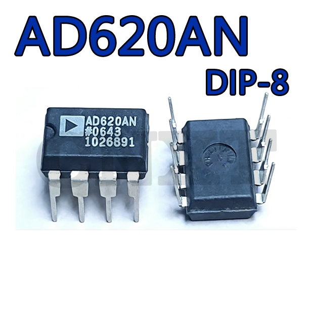 AD620AN DIP-8 Khối tích hợp Bộ khuếch đại công cụ tiêu thụ điện năng thấp