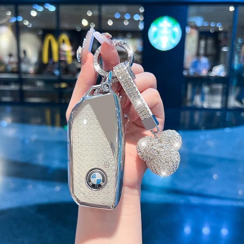 Dành Cho Xe BMW TPU Từ Xa Chìa Khóa Móc Khóa Bảo Vệ Cho Xe BMW M60 / iX1 / iX2 / iX3 / XM / i4 / i5 