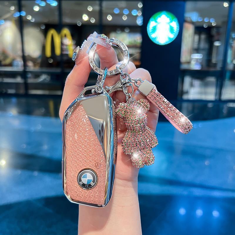 Dành Cho Xe BMW TPU Từ Xa Chìa Khóa Móc Khóa Bảo Vệ Cho Xe BMW M60 / iX1 / iX2 / iX3 / XM / i4 / i5 