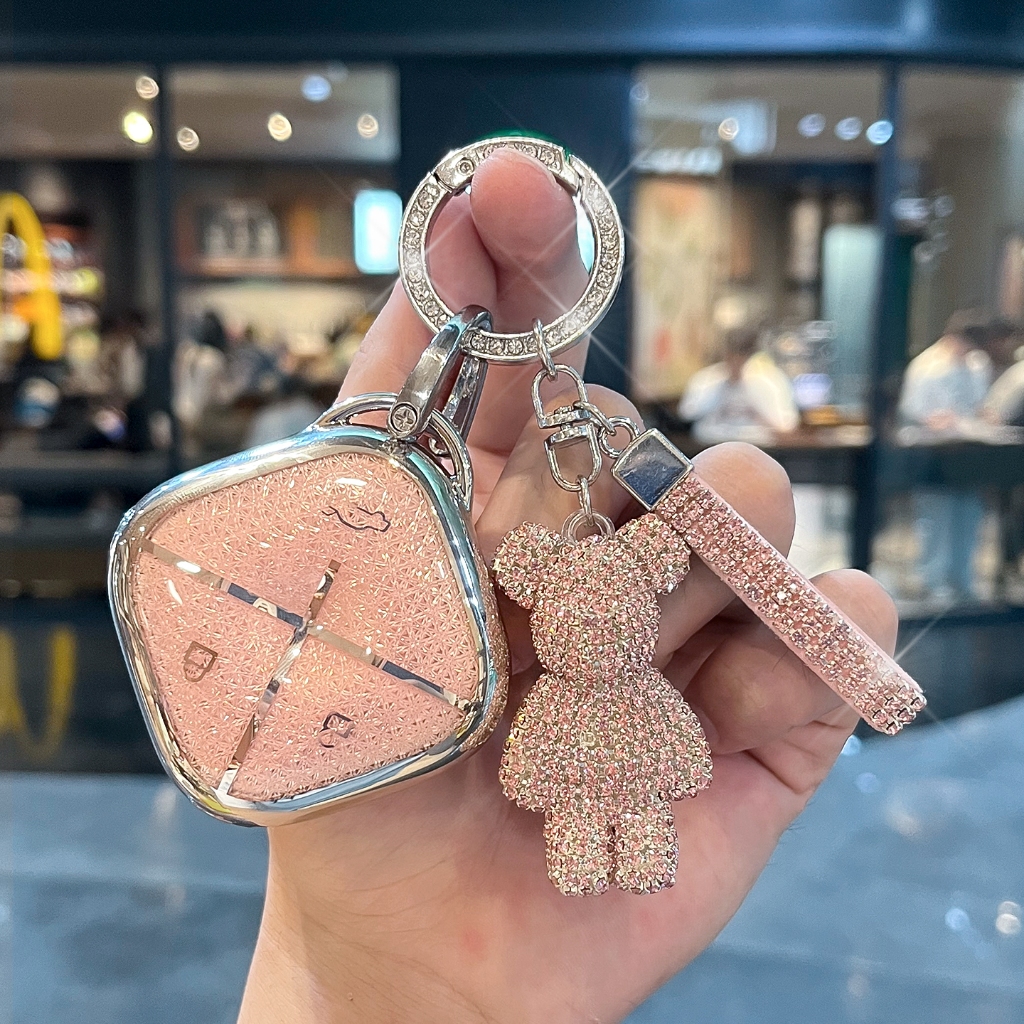 Vỏ chìa khóa Wuling Cloud Ev Binguo / Air EV 2024 / 2025 Wuling Keyless Remote Key Cover Chất liệu k