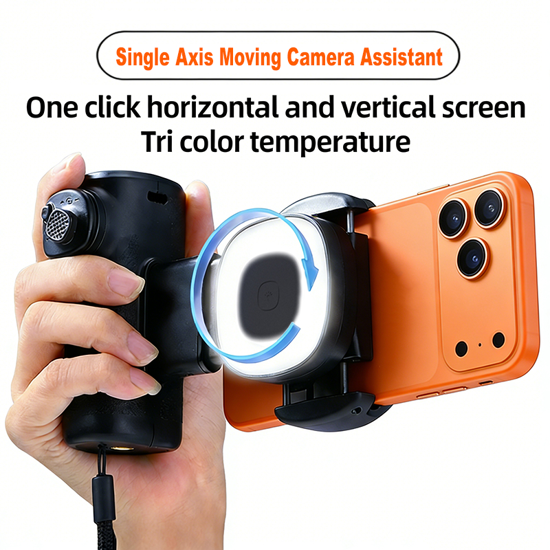 Điện thoại thông minh Zoom Camera Shutter Mobile Grip Bluetooth Selfie Handle Camera ổn định ảnh với