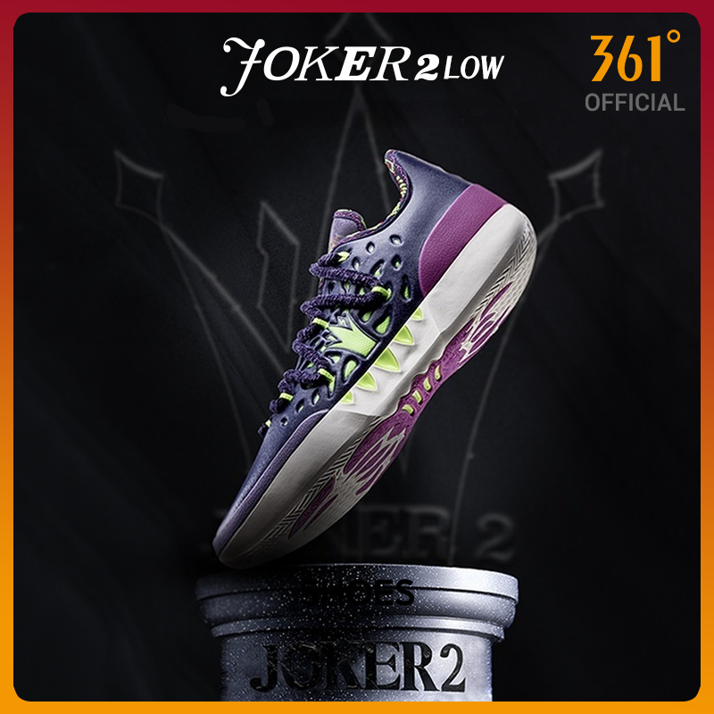 Giày bóng rổ chuyên nghiệp 361 độ Joker 2 [cổ thấp] Đệm chống trượt bền bỉ 672611110