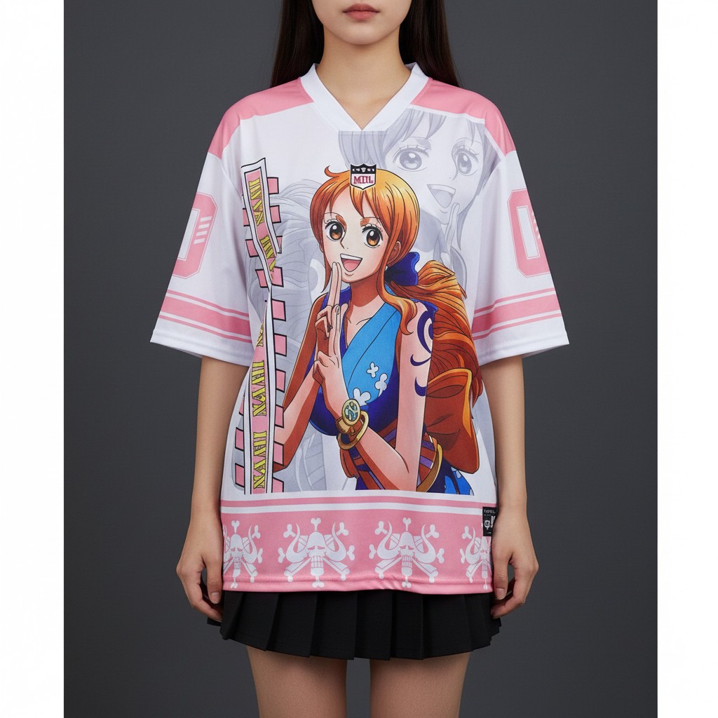 JERSEY 23 FLOWER VINTAGE RUGBY SOCCER OVERSIZE BAJU