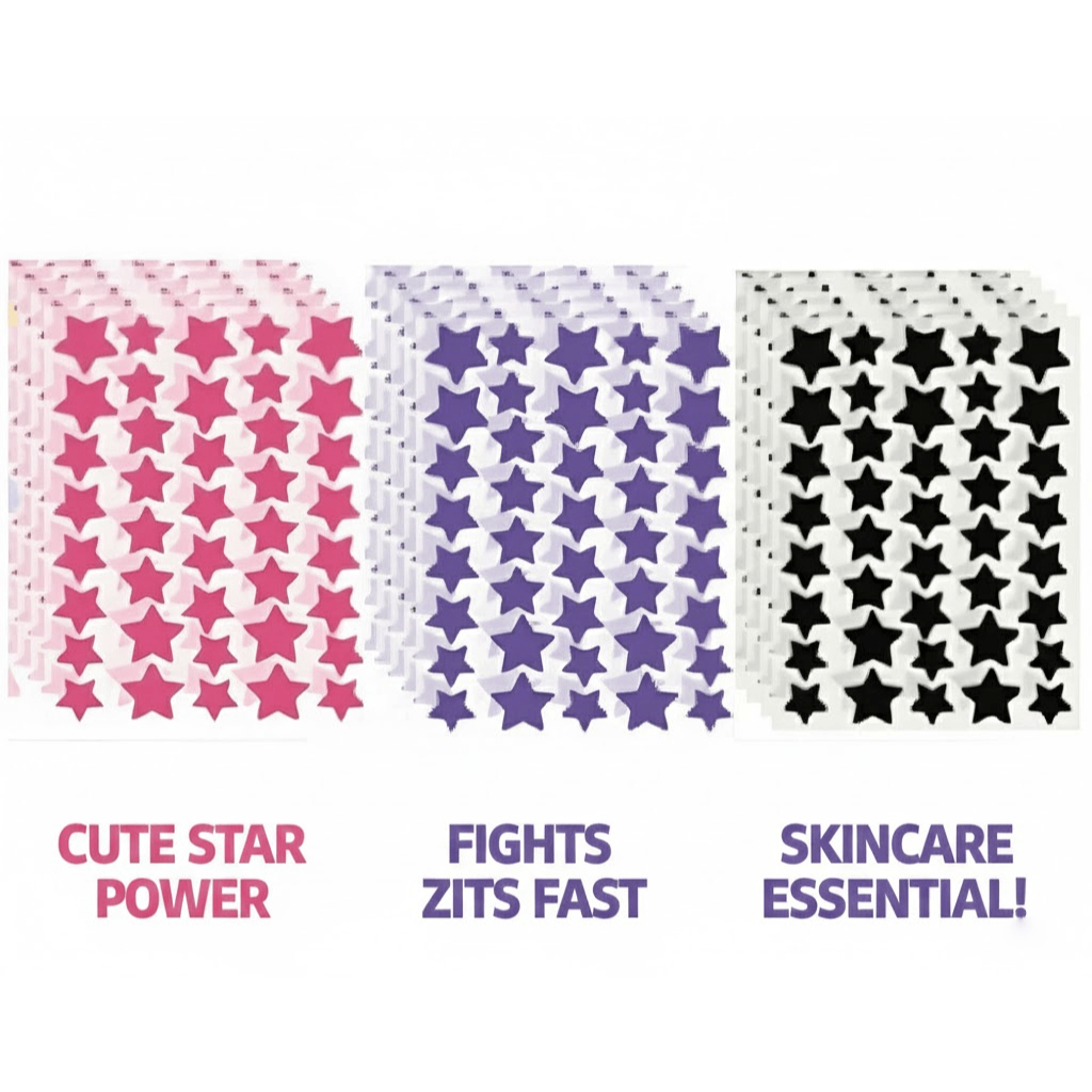 40 Miếng Dán Mụn Cho Mặt, Miếng Dán Mụn Hydrocolloid Để Che Zits Và Vết Bẩn, Miếng Dán Điểm, Miếng D