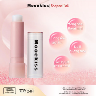  Mooekiss son dưỡng môi dưỡng ẩm trong suốt không màu matte nuôi dưỡng môi làm nền 3g 
