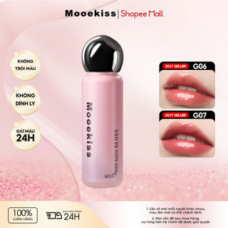  Son bóng Mooekiss Son hình đèn thiết kế độc đáo xinh xắn lâu trôi dưỡng ẩm môi tôn da 2.1g 