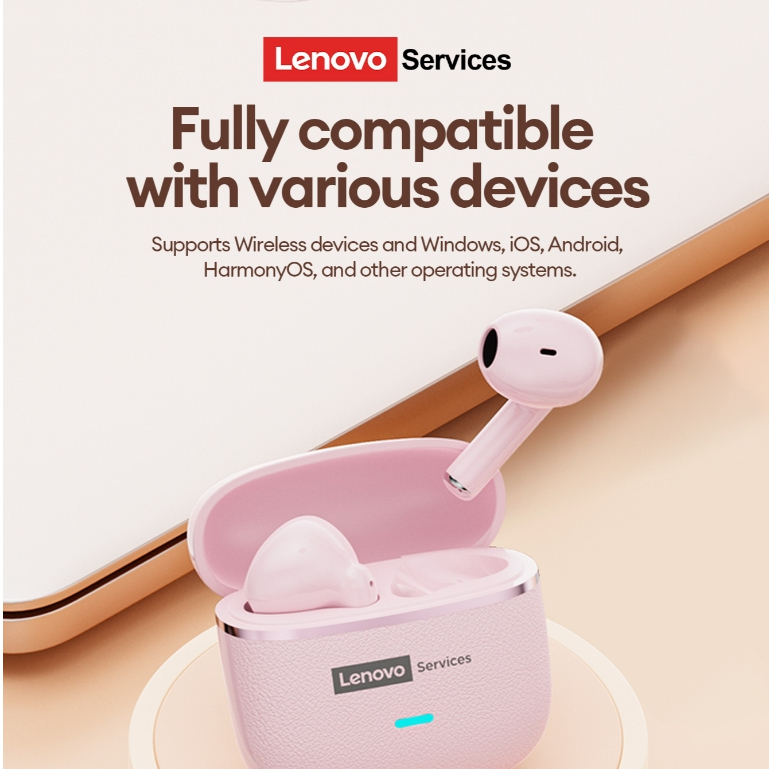 Tai nghe Bluetooth Lenovo LE231 TWS Chất lượng âm thanh HIFI Hiệu ứng âm thanh lập thể Độ trễ siêu thấp Khử tiếng ồn Độ phân giải cao Chống nước và chống bụi Bluetooth6.0 | BigBuy360 - bigbuy360.vn