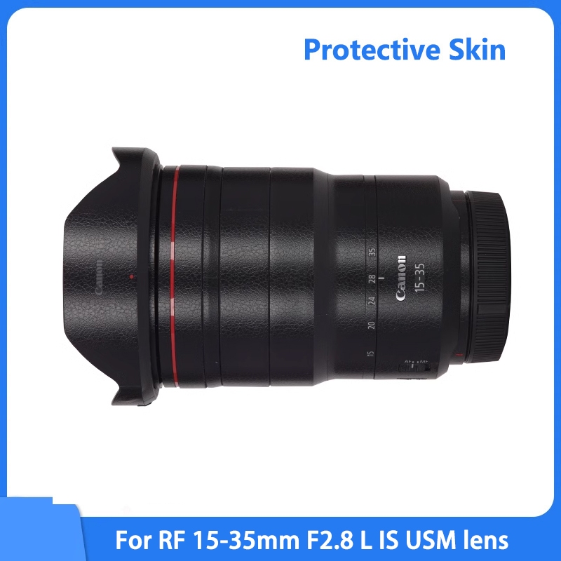 RF 15-35 2.8 Decal Da Vinyl Bọc Phim Ống Kính Bảo Vệ Thân Miếng Dán Bảo Vệ Áo Cho Canon RF 15-35mm F