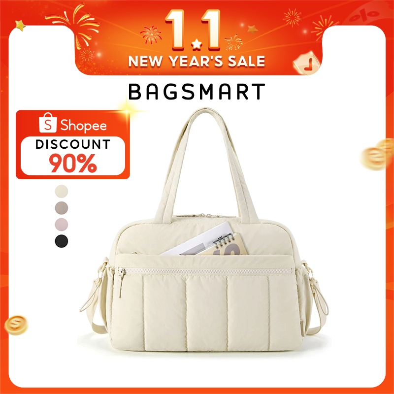 BAGSMART TÚI Du Lịch Túi Duffel Nhẹ Túi Tote Thể Thao Đeo Vai Túi Tập Gym Hành Lý Cho Nữ Weekender T