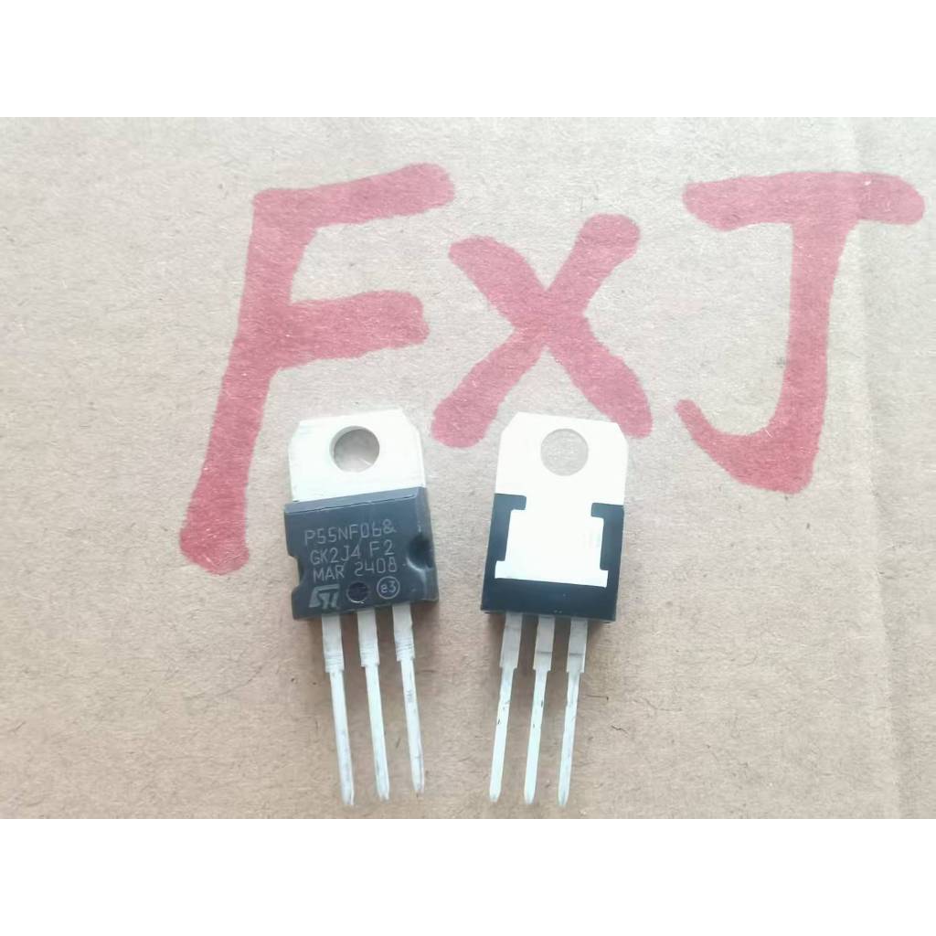 ((10 Cái) P55NF06 Chính Hãng Nhập Khẩu Hàng Chính Hãng Mới STP55NF06 @ Field Effect Tube TO-220
