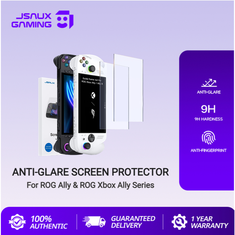 JSAUX ROG Ally Bảo vệ màn hình 2 gói Bảo vệ màn hình chống chói cho ROG Ally & ROG Ally X&ROG Xbox A