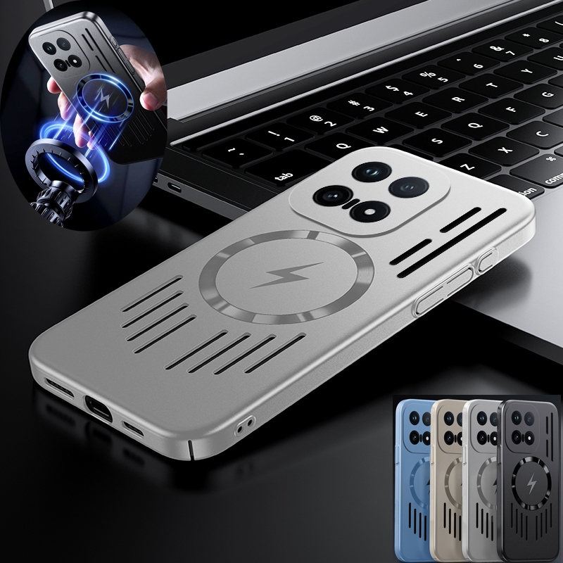 Dành Cho Sạc Không Dây Ốp lưng VIVO IQOO 15 13 IQOO15 IQOO13 5G Ốp Lưng Từ Tính Tản Nhiệt PC Cứng Ốp