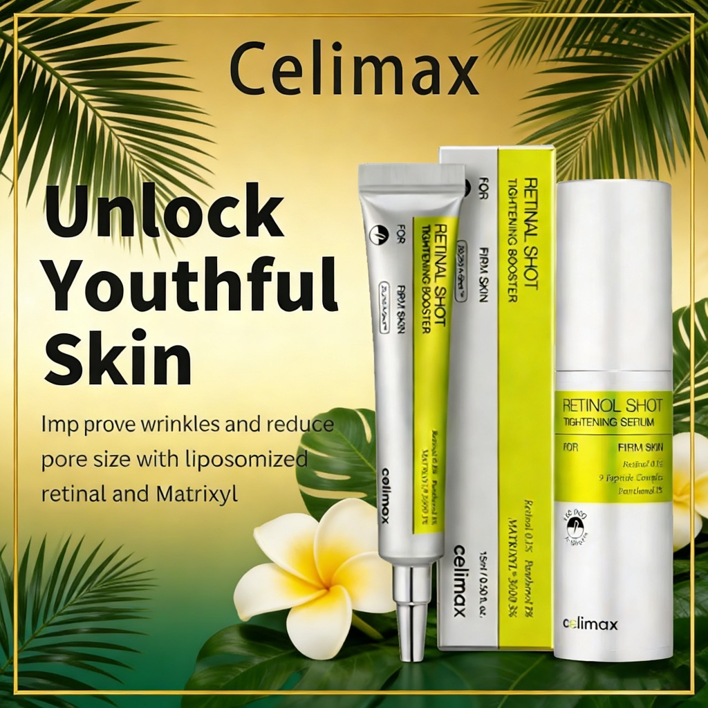 Tinh chất chống lão hoá retinol vi gai CELIMAX RETINOL SHOT SERUM/ RETINAL SHOT BOOSTER