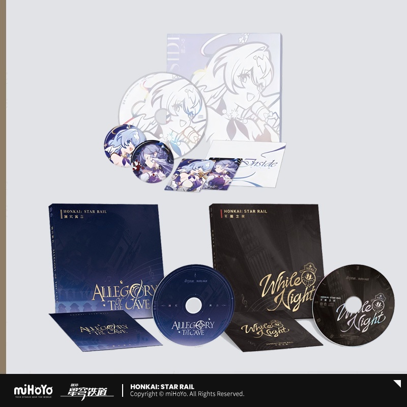 Sunsyea Honkai Star Rail Chính Thức Merch miHoYo Chính Hãng Robin Bên Trong Vật Lý CD Album Anime Bộ