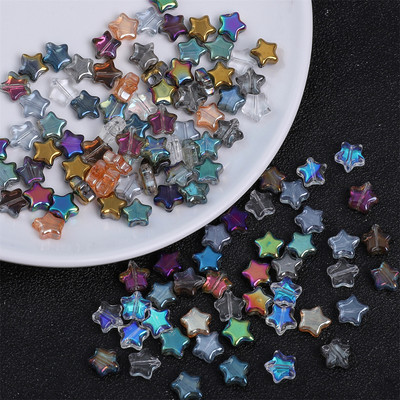 Beadia 8mm pha lê thủy tinh hình ngôi sao cho DIY trang sức như vòng cổ và bông tai