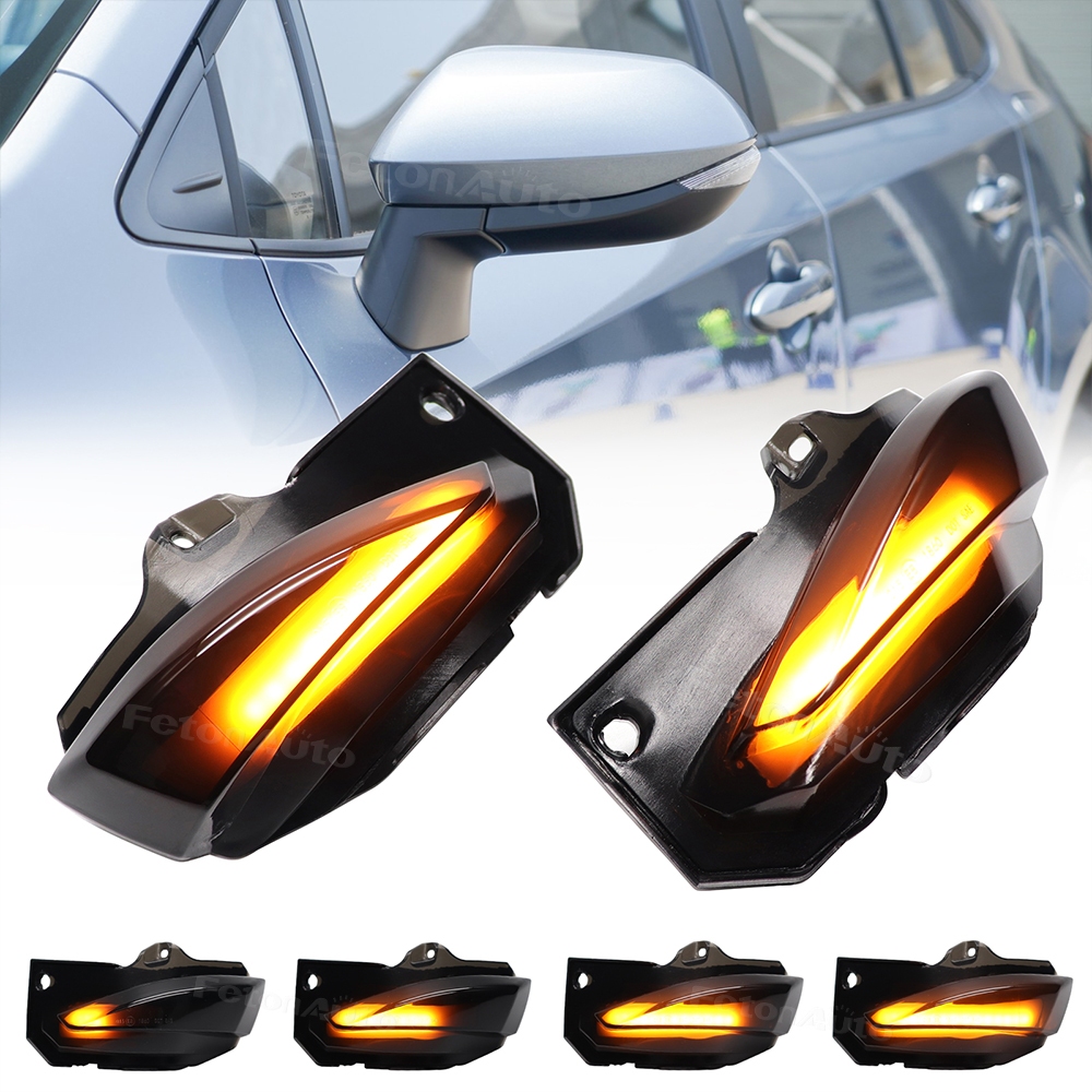 Thích hợp cho Toyota LED Chạy Nước Biến Tín Hiệu Gương Chiếu Hậu Tín Hiệu Biến Toyota Corolla Sport 