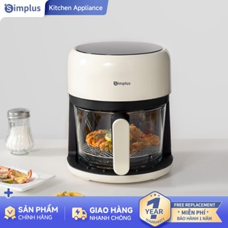  Simplus Nồi chiên không dầu - Dung tích 3.5L Giỏ chiên thủy tinh KQZG017 - Bảo Hành 1 Năm 1 Đổi 1 