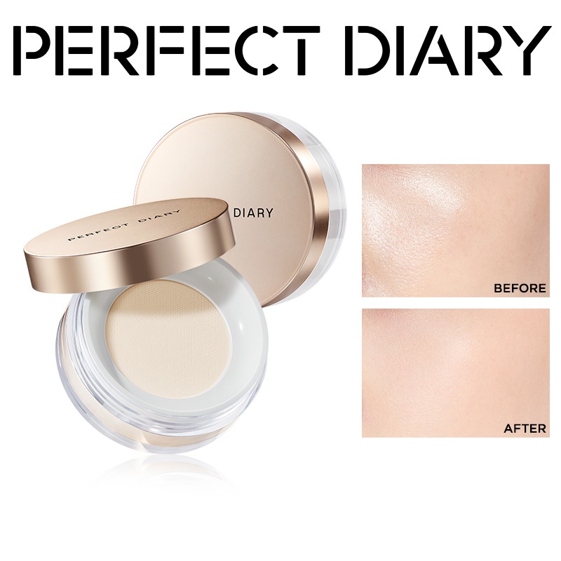 Phấn phủ PERFECT DIARY PerfectStay  kiềm dầu chống thấm nước kiểm soát dầu 4 màu tùy chọn chuyên dụn