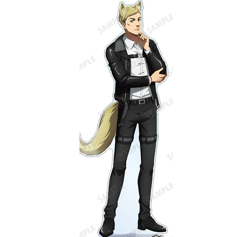 Attack on Titan Acrylic Stand Ver.Wolf Man- Erwin Eren Reiner Levi Fan-made Anime Hình Sưu Tập