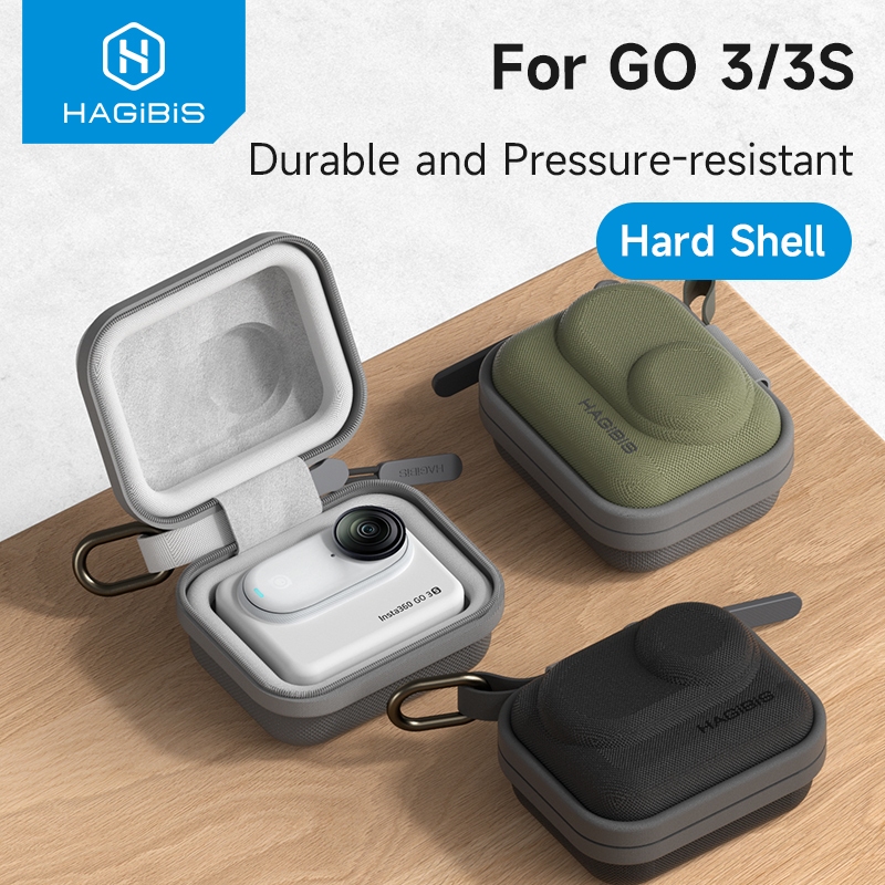 Hộp đựng Hagibis cho Insta 360 GO 3S / GO 3 Túi đựng di động Vỏ cứng cho Insta360 GO 3S / GO 3 Phụ k