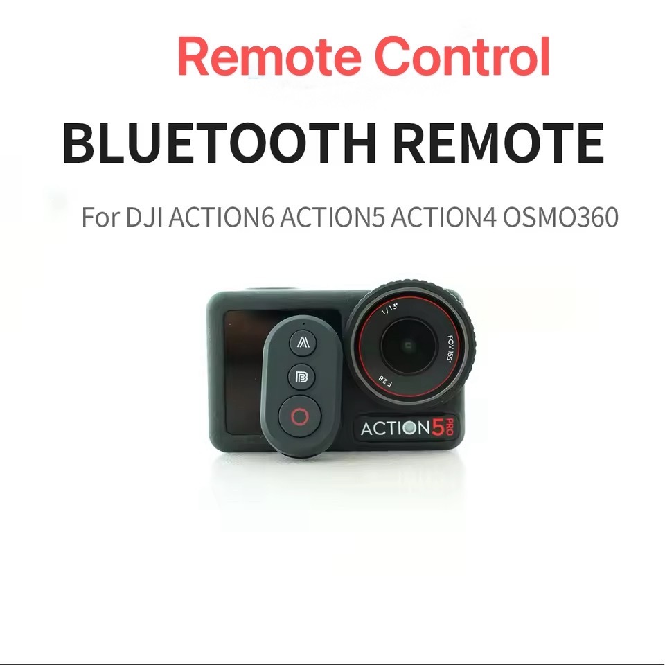 Thích hợp cho điều khiển từ xa DJI Action 6 Action5 Pro / 4 Osmo 360 điều khiển từ xa Bluetooth không dây Phụ kiện máy ảnh DJI
