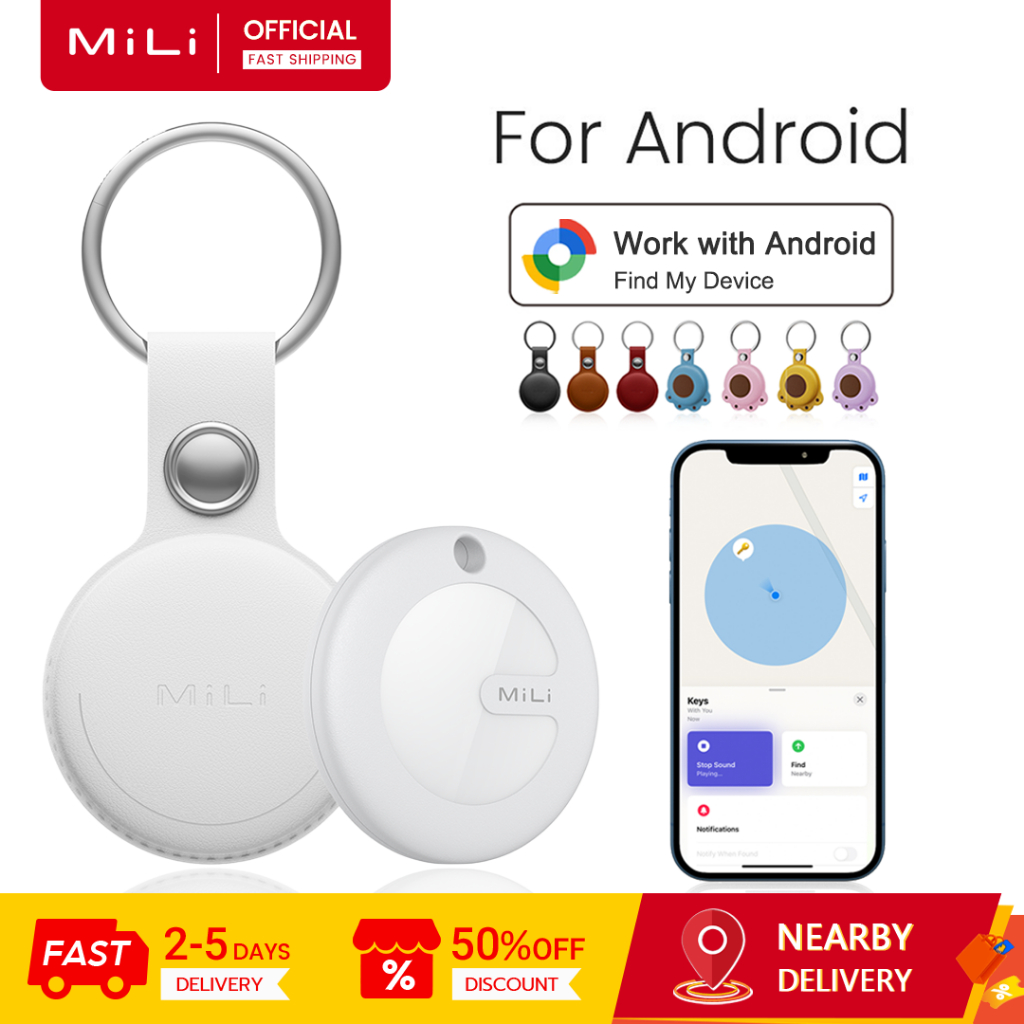 MiLi MiTag (Dành cho Android) Go GPS Bluetooth Tracker Keys Finder và Pet Locator Hoạt động với Goog