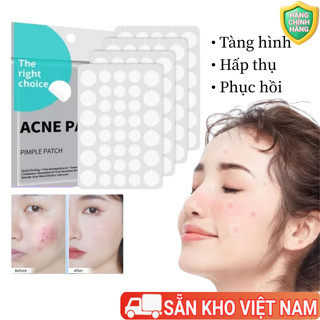 Bộ 36 Miếng Dán Mụn Hydrocolloid TJT Hút Nhân Mụn Nhanh Giảm Sưng Chống Thấm Nước Che Mụn Hiệu Quả