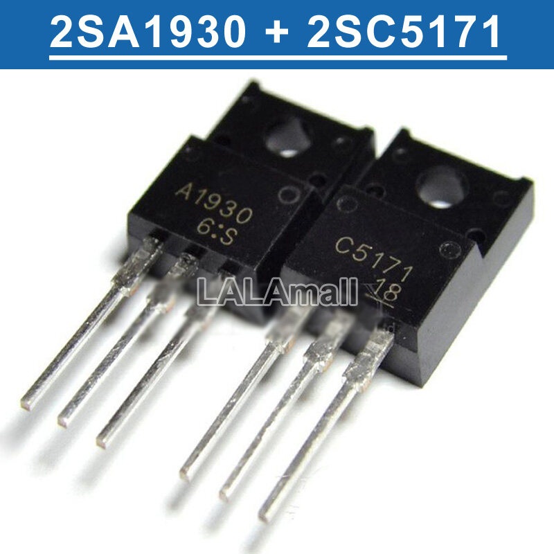 10 Cái / lốc 2SA1930 2SC5171 A1930 C5171 TO-220F Bộ Khuếch Đại Công Suất Transistor