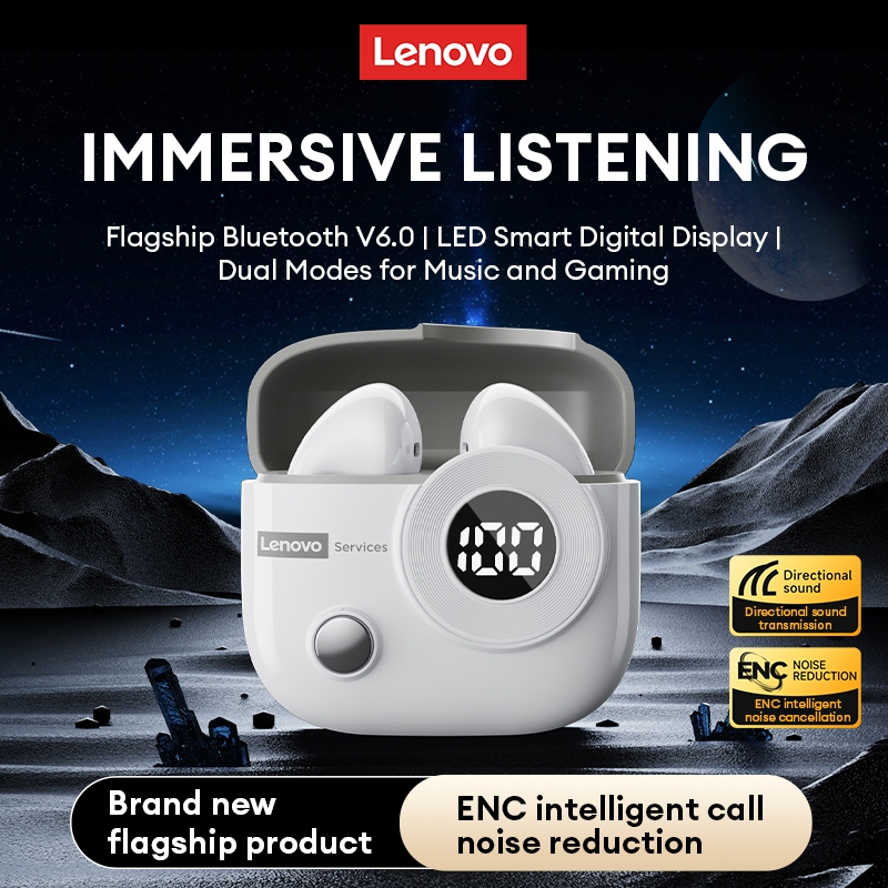 Tai nghe Bluetooth Lenovo LE233 TWS Chất lượng âm thanh HIFI Hiệu ứng âm thanh lập thể Tuổi thọ pin lâu dài Khử tiếng ồn Độ phân giải cao Bluetooth6.0 | BigBuy360 - bigbuy360.vn