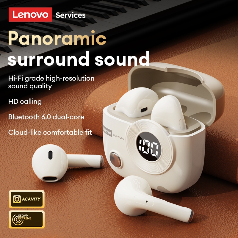 Tai nghe Bluetooth Lenovo LE233 TWS Chất lượng âm thanh HIFI Hiệu ứng âm thanh lập thể Tuổi thọ pin lâu dài Khử tiếng ồn Độ phân giải cao Bluetooth6.0 | BigBuy360 - bigbuy360.vn