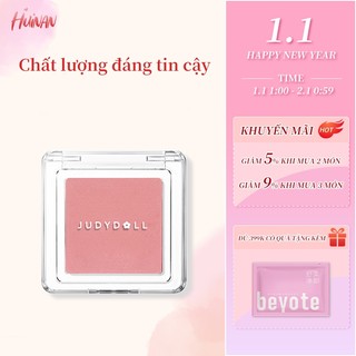  JUDYDOLL Phấn Má Hồng 2g Đơn Sắc Mềm Mịn Lì Chuẩn Màu Tự Nhiên Trang Điểm Tự Nhiên Lâu Trôi Bền Màu Suốt 24h Blush Powder Matte Blush 