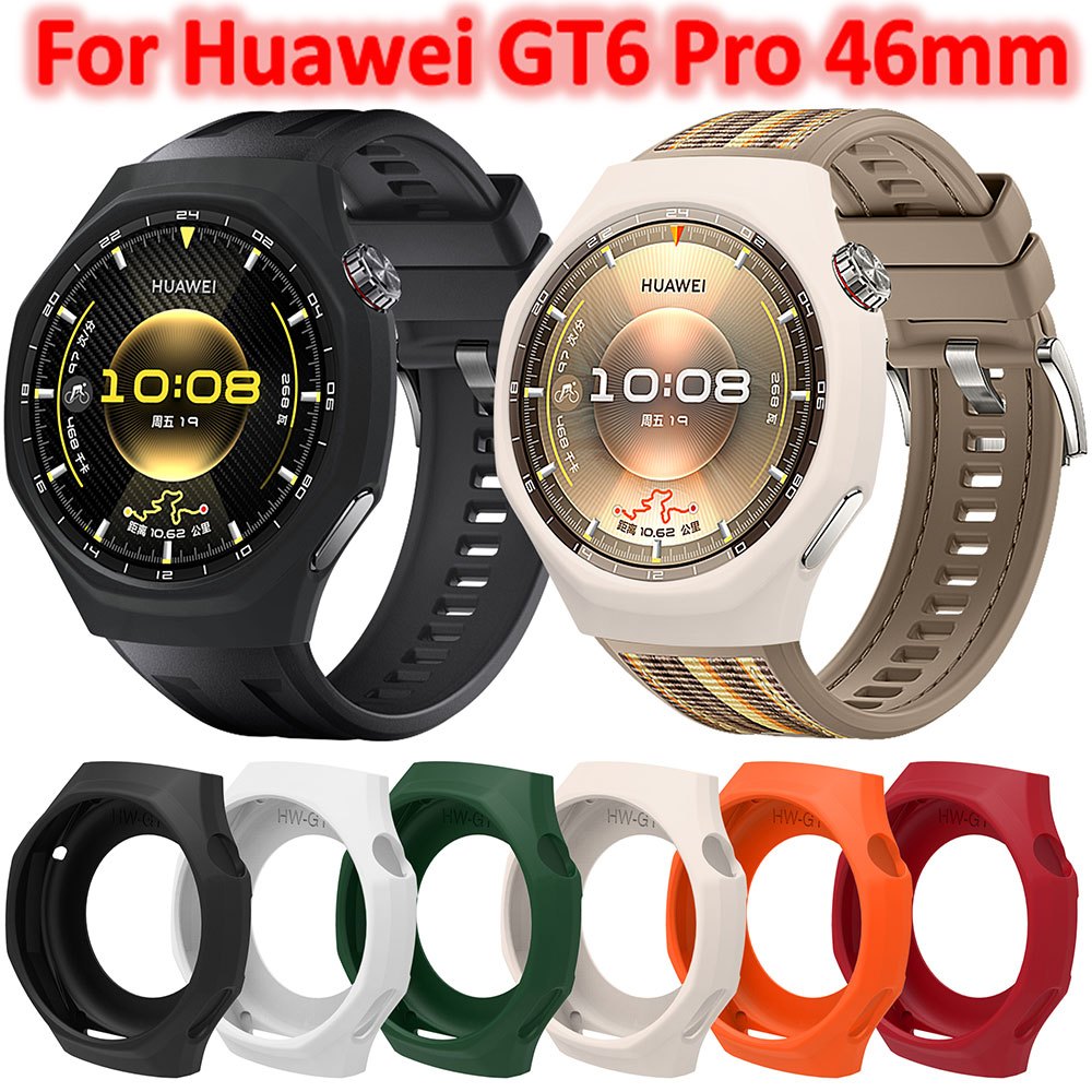 Ốp Lưng Silicon Mềm Cho Huawei Watch GT6 Pro Vỏ Bảo Vệ Nhiều Màu Sắc Vỏ Chống Sốc Ốp Lưng Cho Huawei