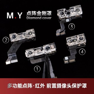 YCS Dot Matrix King Kong cover Sửa chữa ống kính hồng ngoại Chống bụi X-17PM Vỏ bảo vệ phía trước Vỏ kim cương M.Y