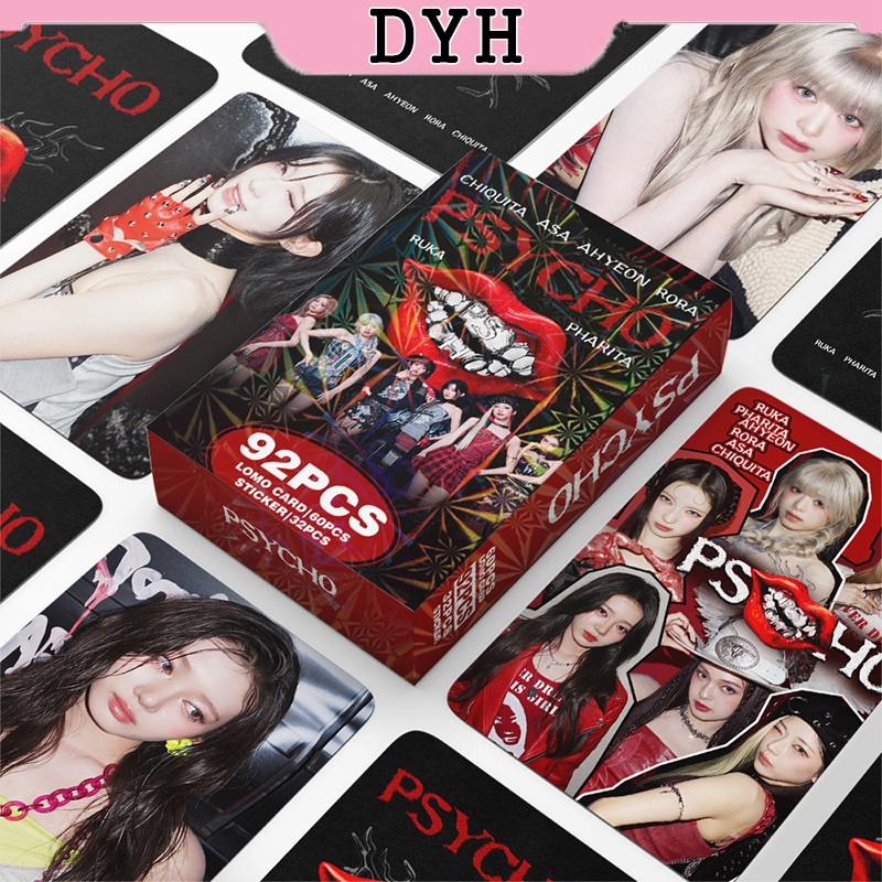 124 Cái / hộp BABYMONSTER Photocards PSYCHO WE GO UP HOT SAUCE Holographic LOMO Card Ahyeon ASA CHIQ