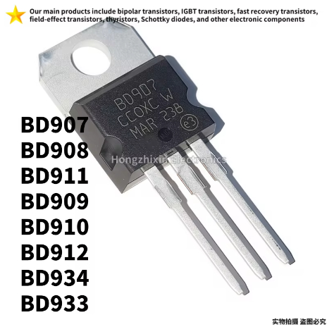 1-5 CÁI MỚI 100% chất lượng BD907 BD908 BD909 BD910 BD911 BD912 BD933 BD934 TO-220 Bóng bán dẫn Darl