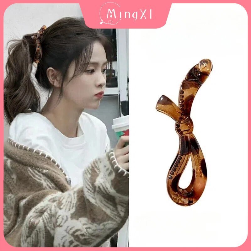 Kẹp Tóc Chuối Acrylic Phong Cách Hàn Quốc Ins Bé Gái Nơ Thời Trang Kẹp Tóc Phụ Kiện Tóc