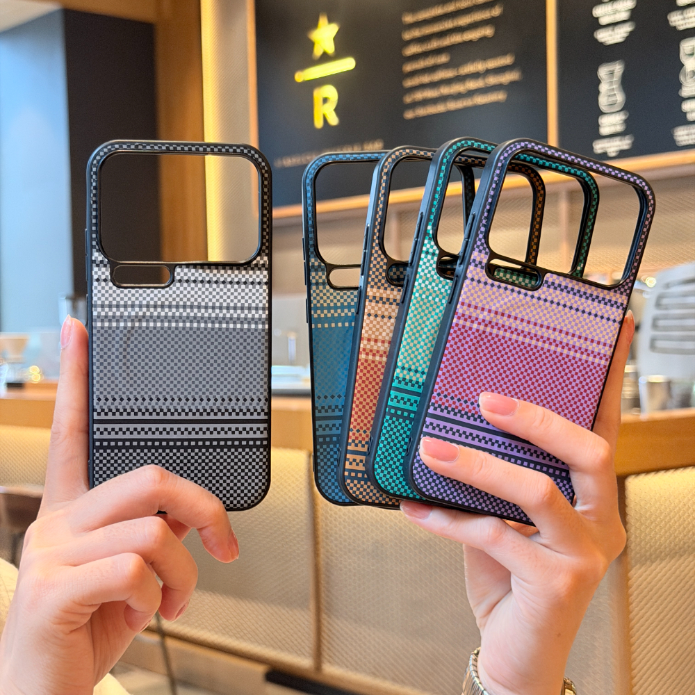 Ốp Lưng Cho Xiaomi 15 15T 17 Redmi 15C Note 14 15 Pro Ốp lưng Họa Tiết Sợi Ốp Lưng Có Từ Tính