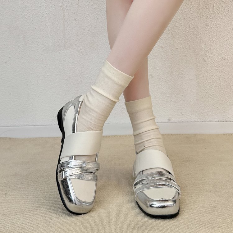 Giày Đế Bằng Nữ Nhật Bản Phong Cách Hàn Quốc Retro Giày Thể Thao Phù Hợp Với Nữ