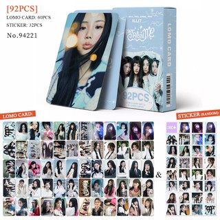 Illit Từ SUPER REAL ME Photocard MINJU YUNAH Lomo Card Bưu Thiếp 55 Cái / hộp
