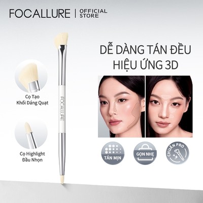 Bàn chải tô sáng & đường viền hai đầu FOCALLURE