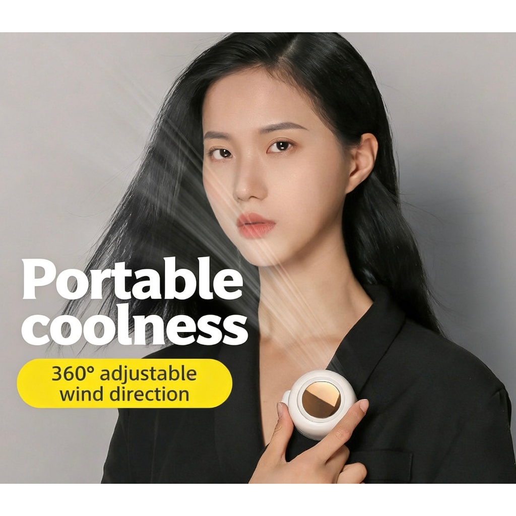 Quạt Bán Chạy Nhỏ lốc xoáy usb Quạt Nhỏ Kẹp Quạt Cổ Treo Eo Khóa Di Động