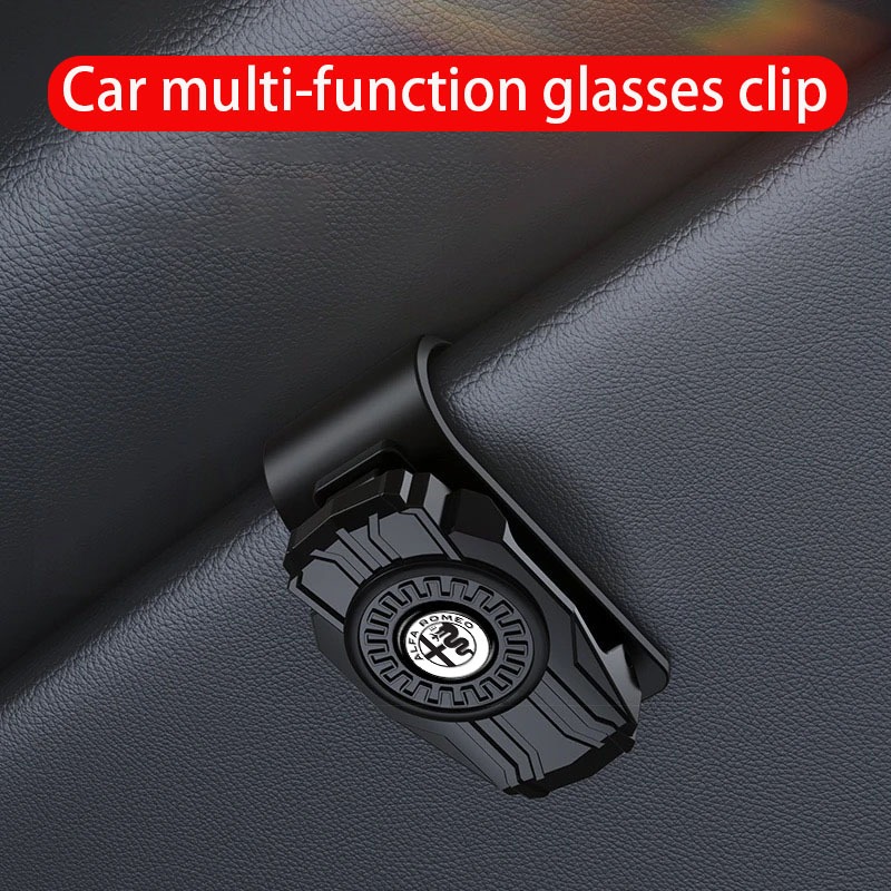 Tấm che nắng ô tô kẹp kính ABS giá đỡ lưu trữ chất liệu cho Alfa Romeo Giulietta Brera Mito Stelvio 