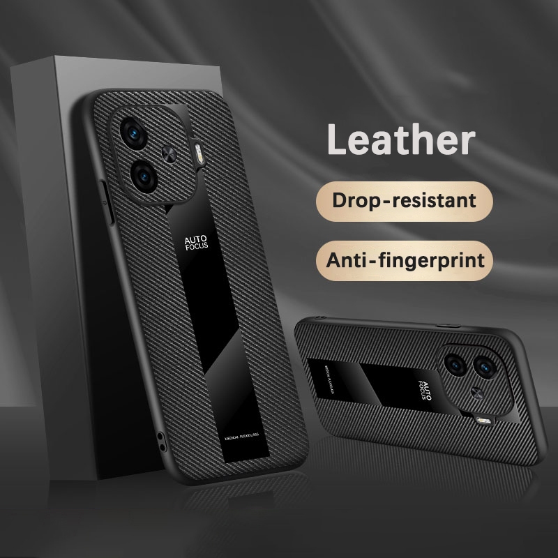 Ốp Lưng Cho vivo iQOO Z9 Turbo 5G iQ00 iQOOZ9Turbo V2352A Vỏ Điện Thoại Da Acrylic Sợi Carbon Mềm Si