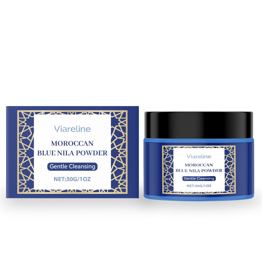 Bột Nila Ma-rốc Viareline - – Mặt nạ đất sét xanh tự nhiên cho mặt 30g Da làm sạch nhẹ nhàng & làm s