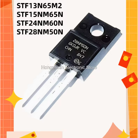 1-5 CÁI STF13N65M2,13N65M2, STF15NM65N, 15NM65N, STF24NM60N, 24NM60N, STF28NM50N, 28NM50N, TO-220F, 