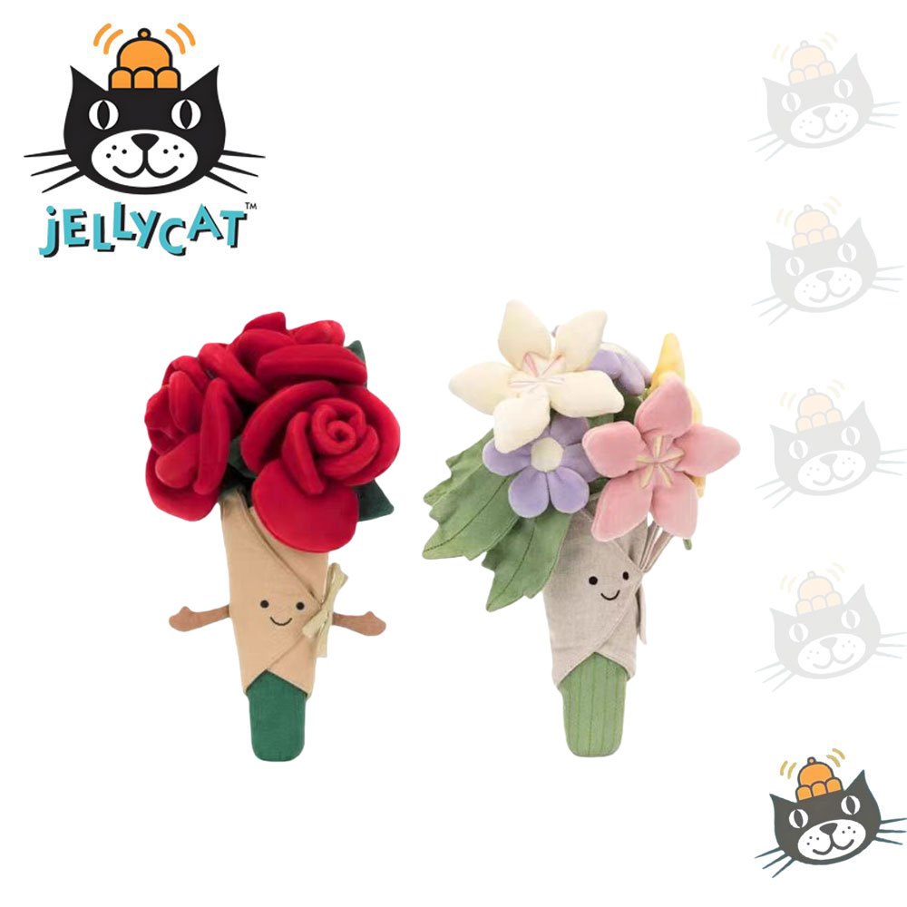 Bó Hoa Vui Nhộn Jellycat Anh Búp Bê Bó Hoa Cưới