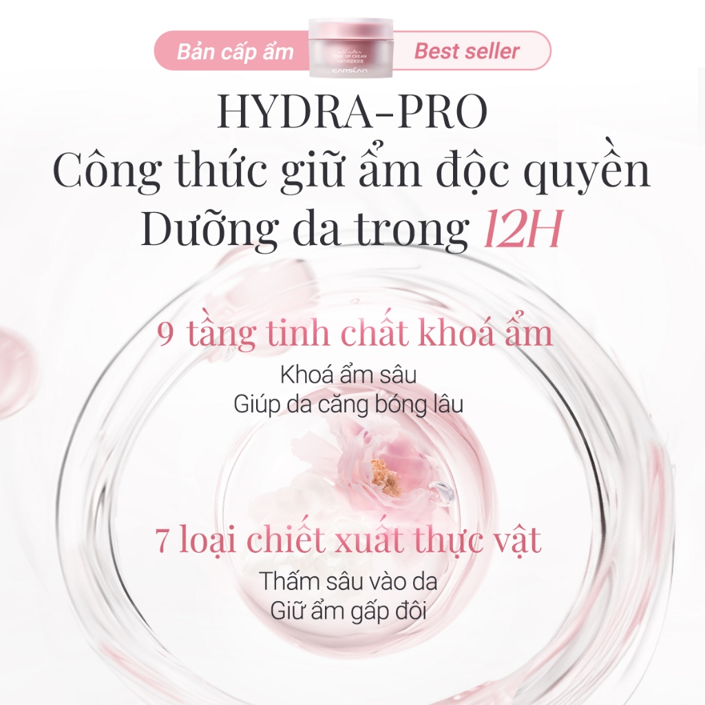 Kem nâng tông da Carslan kem lười trang điểm Kem lót che khuyết điểm hiệu quả Makeup nâng tông 50g | BigBuy360 - bigbuy360.vn