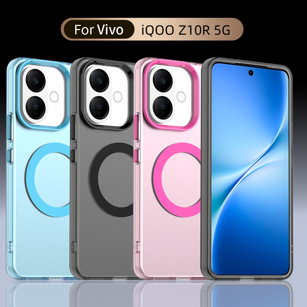 Ốp điện thoại cho vivo iQOO Z10R 5G Global iQOOZ10R iQ00Z10R Vỏ điện thoại từ tính sang trọng Sạc kh