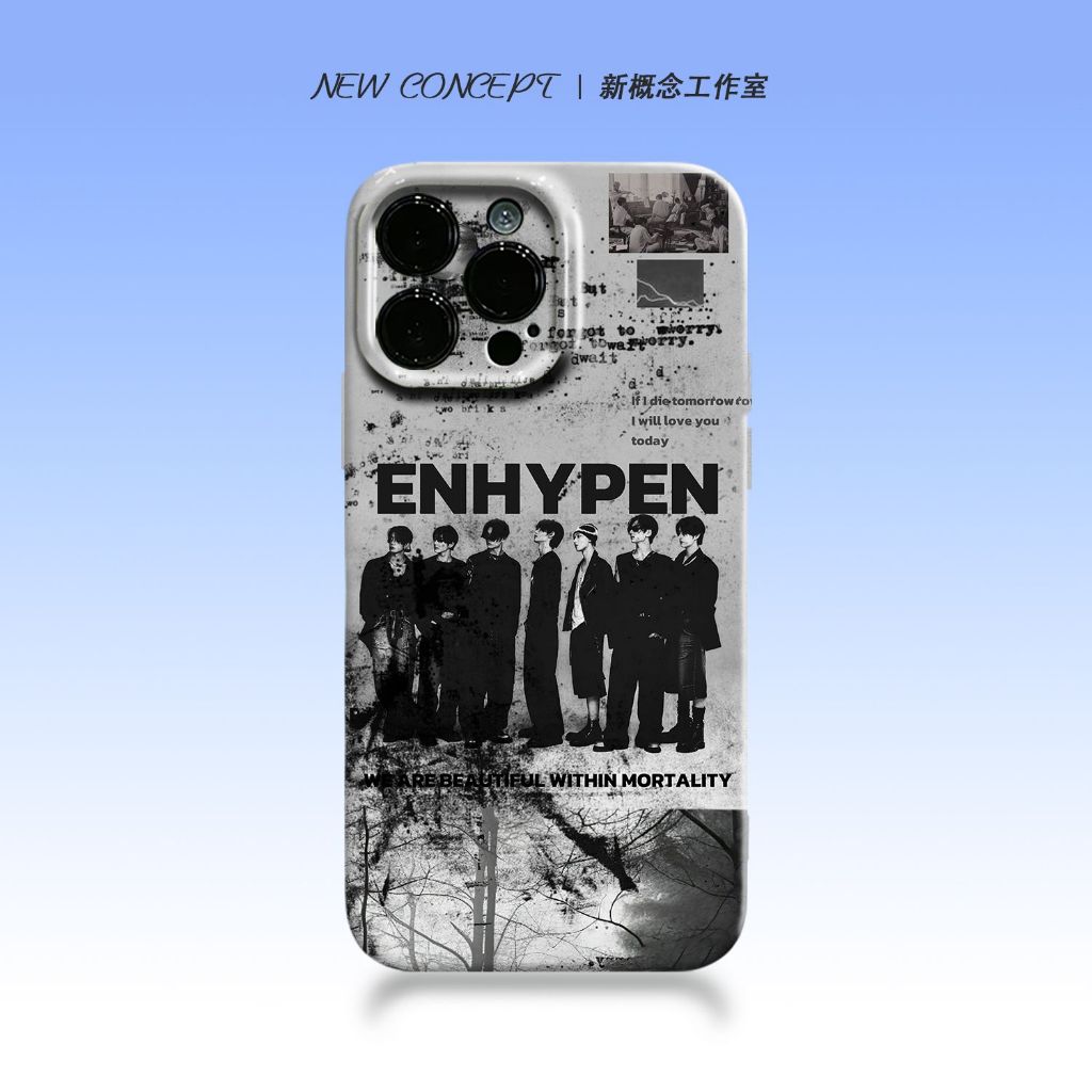 Ốp Điện Thoại Enhypen Tương Thích Cho iPhone16 15 Pro Max 14 13 12 11 Pro