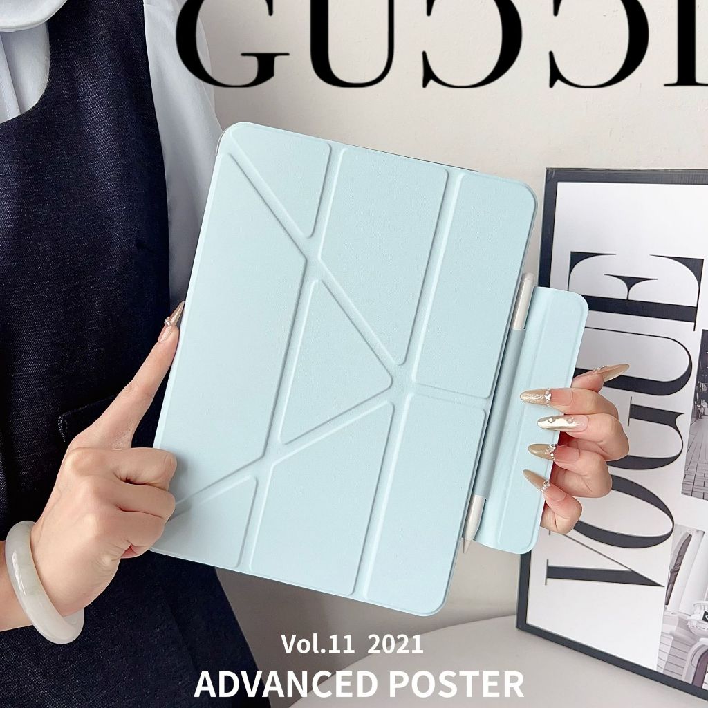 Y Fold Từ Khóa Máy Tính Bảng Cho iPad 11th A16 10th AIR11 M2 M3 11inch Air4 / 5 10.9inch iPad Pro M4